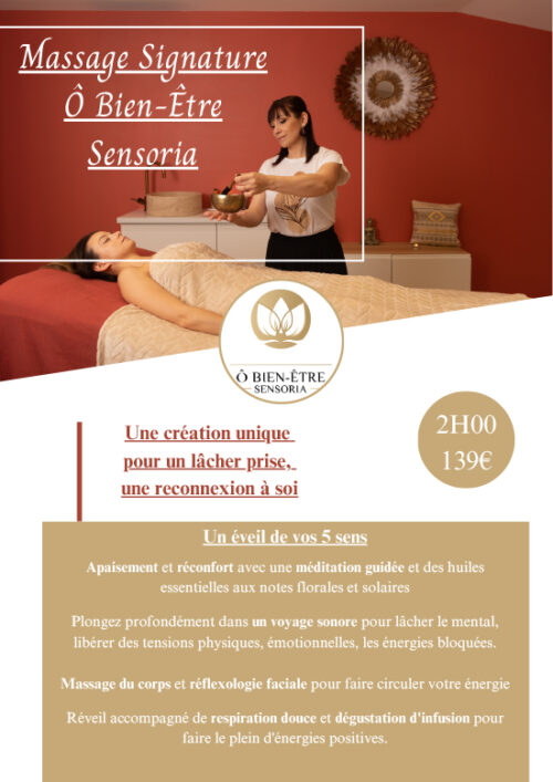 Ô Bien-Être Sensoria massage Libourne - Saint André de Cubzac