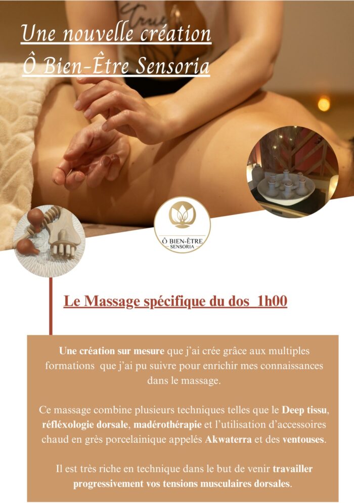 Massage spécifique du dos